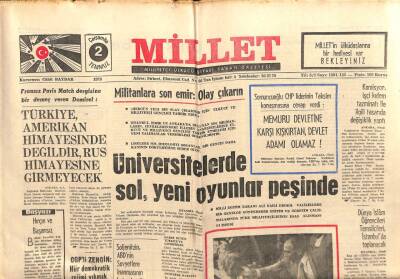Millet Gazetesi 2 Temmuz 1975 - Müslüman Boksör Ali Yine Galip GZ103617 - 2