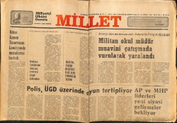 Millet Gazetesi 20 Aralık 1978 - Polis ÜGD Üzerinden Oyun Tertipliyor GZ66427 - 1