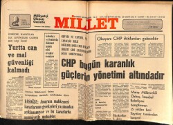 Millet Gazetesi 20 Şubat 1978 - Topaktaş Bazı Bakanlıklarda 465 Memurun İşine Son Verildi GZ72517 - 2