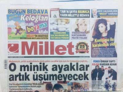 Millet Gazetesi 21 Şubat 2015 - Tuğba Ekinci Komşusu İle Mahkemelik Oldu GZ42596 - 1