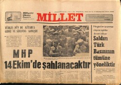 Millet Gazetesi 22 Eylül 1979 - Bölücü Komünistler Seçim Öncesi İç Savaş Kışkırtıcılığı Yapıyor GZ69026 - 2