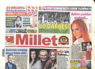 Millet Gazetesi 22 Nisan 2015 - Meryem Uzerli - Ozan Güven Aşkı Alevlendi GZ104606 - 1