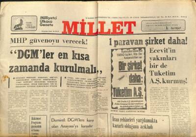 Millet Gazetesi 24 Kasım 1979 - Kabe İşgalden Kurtarıldı Ölü Sayısı Açıklanmadı GZ104183 - 1