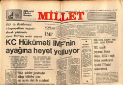 Millet Gazetesi 25 Şubat 1978 - Türkiyenin Demir Açığı 1980 - Yılında 3,5 Milyon Tonu Aşacak GZ72513 - 2