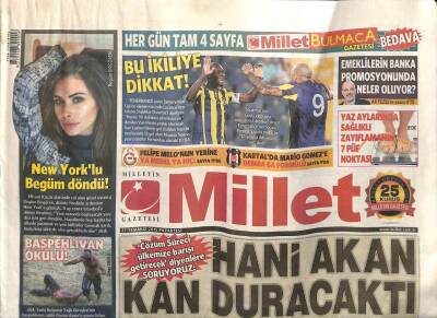Millet Gazetesi 27 Temmuz 2015 - Kenan Sofuoğlunun En Acı Günü GZ100159 - 1