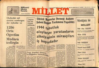 Millet Gazetesi 28 Şubat 1978 - Para Kredi Politikası Uygulaması Ekonominin Temel Kuralları İle Bağdaşmıyor GZ72514 - 1