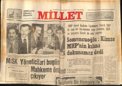 Millet Gazetesi 28 Temmuz 1979 - Misk Yöneticileri Bugün Mahkeme Önüne Çıkıyor GZ81514 - 1