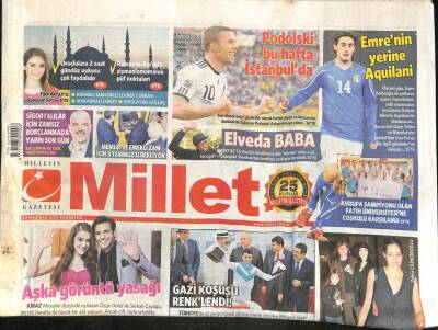 Millet Gazetesi 29 Haziran 2015 - Milyonerlerin Ülkesi İsviçre - Somalı İşçilere 6 Yıl İsteniyor GZ98253 - 1