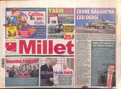 Millet Gazetesi 29 Kasım 2014 - Hamza Hamzaoğlu 18 Yıl Önce Ayrıldığı Yere Hoca Olarak Geri Döndü GZ124769 - 1