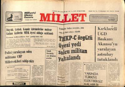 Millet Gazetesi 5 Eylül 1979 - İran Ordusu Mahabad Kentini Aldı GZ66429 - 1