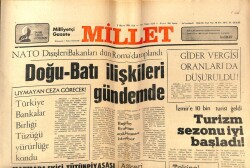 Millet Gazetesi 5 Mayıs 1981 - Doğu-Batı İlişkileri Gündemde GZ66406 - 2