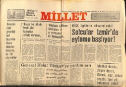 Millet Gazetesi 5 Ocak 1979 - Solcular İzmirde Eyleme Başlıyor GZ66398 - 2