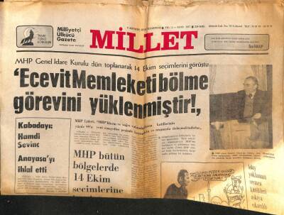 Millet Gazetesi 6 Ağustos 1979 - Yunanlılar 270 Bin Batı Trakyalı Türkü Göçe Zorluyor GZ79502 - 1