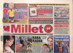 Millet Gazetesi 6 Aralık 2014 - Yavuz Bingölün Kumar Tutkusu - Deniz Sekiye Ameliyat Şoku GZ100167 - 1