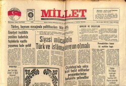 Millet Gazetesi 6 Ekim 1975 - Siyasi Mücadele Türk Ve İslama Uygun Olmalı GZ66372 - 2