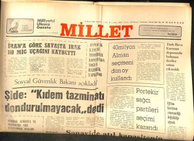 Millet Gazetesi 6 Ekim 1980 - Türk Hava Kurumu Deposunda Bulunan Deriler Satışa Çıkarıldı GZ102671 - 1