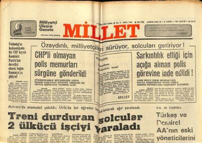 Millet Gazetesi 7 Nisan 1978 - MİSK Elazığ Belediyesinde Çalışan 500 İşçi Adına Toplu Sözleşme İmzaladı GZ87252 - 1