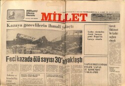 Millet Gazetesi 7 Ocak 1979 - Zülfikar Ali Buttonun Oğlu Babam Asılırsa Ülke Parçalanır GZ66399 - 2