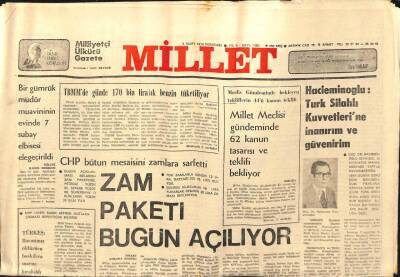 Millet Gazetesi 8 Mart 1979 - Kızıl Çin Vietnamdan Hırsını Aldı GZ89740 - 1