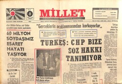 Millet Gazetesi 8 Temmuz 1975 - Erol Taşın Tutukluluk Hali Devam Ediyor GZ103612 - 1