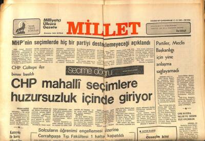 Millet Gazetesi 9 Kasım 1977 - İdeolojik Grevler İşçiyi Mahfediyor GZ89773 - 1