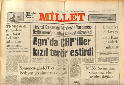 Millet Gazetesi 9 Nisan 1980 - ABD , İranla Tüm Diplomatik İlişkiyi Kesti GZ87295 - 1