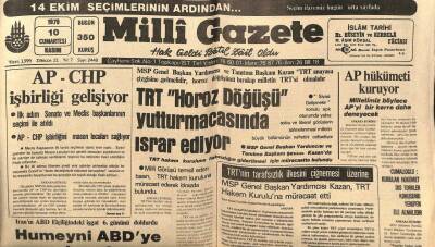 Milli Gazete 10 Kasım 1979 - Humeyni ABDye Meydan Okuyor GZ55602 - 1