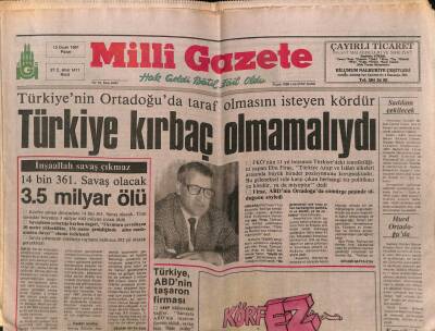 Milli Gazete 13 Ocak 1991 - Doğum Günü Hediyesi GZ55643 - 1