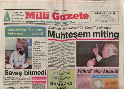 Milli Gazete 16 Nisan 1988 - Diyanette Hac Tedirginliği GZ55629 - 1
