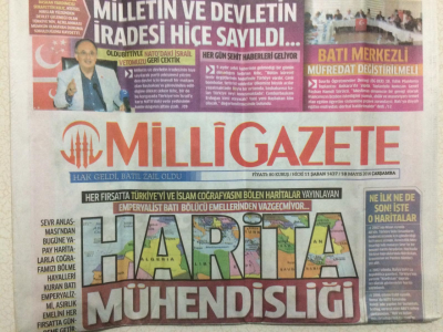 Milli Gazete 18 Mayıs 2016 - Harita Mühendisliği GZ27607 - 1