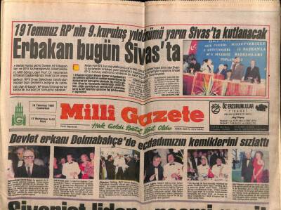 Milli Gazete 18 Temmuz 1992 - Doğum Günü Hediyesi GZ55635 - 1