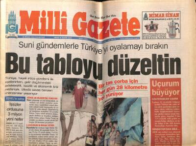Milli Gazete 20 Nisan 2003 - AKP İpe Un Seriyor GZ55607 - 1