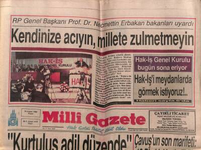Milli Gazete 24 Aralık 1989 - Doğum Günü Hediyesi GZ55648 - 1