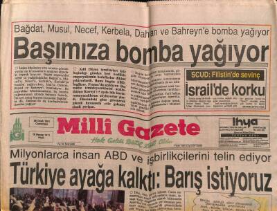 Milli Gazete 26 Ocak 1991 - Doğum Günü Hediyesi GZ55641 - 1