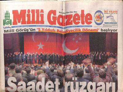 Milli Gazete 26 Şubat 2004 - Ariel Şaron Devreye Girdi Tayyip Erdoğan Sustu GZ55623 - 1