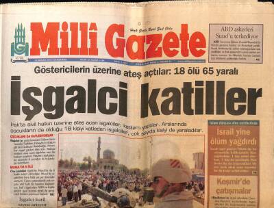 Milli Gazete 30 Nisan 2003 - Suriyeyi Ziyaret Eden Abdullah Gül Gerginlik İstemiyoruz GZ55651 - 1