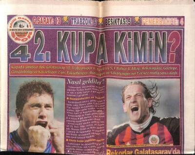Milli Gazete 5 Mayıs 2004 - 42.Türkiye Kupası Kimin? GZ55656 - 1