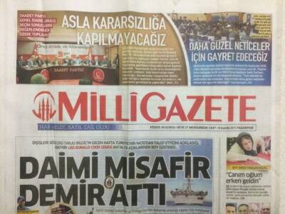 Milli Gazete 9 Kasım 2015 - Daimi Misafir Demir Attı GZ29797 - 1
