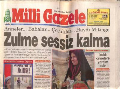 Milli Gazete 9 Mayıs 2004 - Telekom Yabacılara Peşkeş Çekilecek GZ55610 - 1