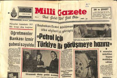 Milli Gazete Gazetesi 1 Mart 1974 - Beyşehirde 7 Kereste Fabrikası Dün Sabah Yandı GZ98735 - 1