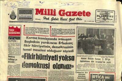 Milli Gazete Gazetesi 1 Nisan 1974 - Sivas Yem Fabrikası Hizmete Girdi - Denktaş Lefkoşeye Döndü GZ98568 - 1