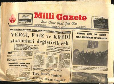 Milli Gazete Gazetesi 1 Nisan 1976 - Lübnan İç Savaşı Milletlerarası Alana Sıçramak Üzere GZ98660 - 1