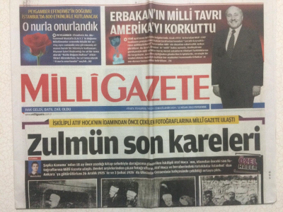 Milli Gazete Gazetesi 11 Nisan 2013 - Erbakanın Milli Tavrı Amerikayı Korkuttu GZ27222 - 1