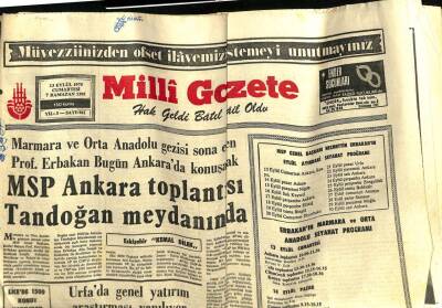 Milli Gazete Gazetesi 13 Eylül 1975 - Urfada Genel Yatırım Araştırması Yapılıyor - Ankarada İthal Malı Yağların Dağıtımına Başlandı GZ98583 - 1