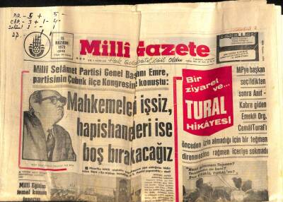 Milli Gazete Gazetesi 15 Haziran 1973 - Nixon , 60 Gün Süreyle Gıda Maddelerinin Fiatlarını Dondurdu... GZ98731 - 1