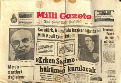 Milli Gazete Gazetesi 16 Aralık 1973 - Darüşşafaka Lisesinin 100. Kuruluş Yıldönümü Kutlandı GZ98639 - 1
