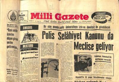 Milli Gazete Gazetesi 17 Haziran 1973 - Aydın Teksitilde İşçiler Oturma Grevi Yapıyor GZ98709 - 1