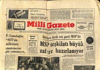 Milli Gazete Gazetesi 18 Ocak 1977 - Zigana Tüneli 1977 Sonunda Bitecek - Gölcük Tezgahları Sayılı Tersaneler Arasına Girdi GZ98371 - 1