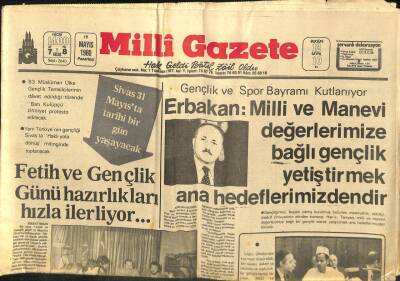 Milli Gazete Gazetesi 19 Mayıs 1980 - Nakit Para Darlığı Firmaları Batırıyor - Çin Kıtalararası Bir Balistik Füze Fırlattı GZ98692 - 1