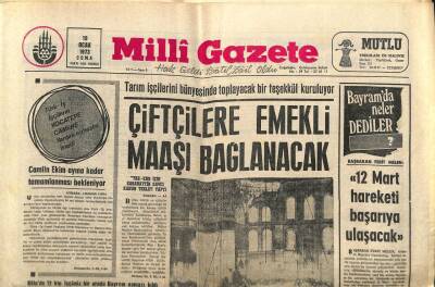 Milli Gazete Gazetesi 19 Ocak 1973 - İsrailde Bir Bombalı Mektup Daha Ele Geçirildi - Suudi Arabistanda Bulaşıcı Hastalık Yokmuş GZ98358 - 1